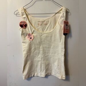 Shapermint Essentials Womens Open Bust Shaper Cami Size XL, cream color